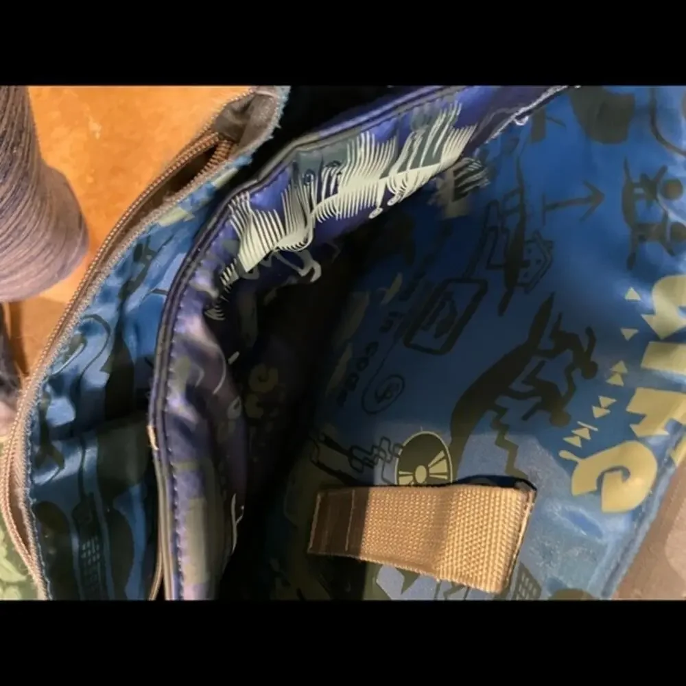Blue Insulated Y2K Computer bag